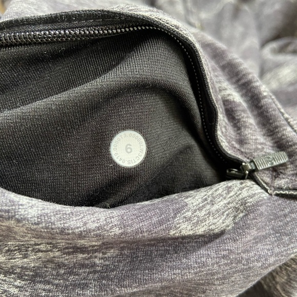 Lululemon Warm Stabilizer 1/2 Zip Hoodie Size 6 Incognito Camo - Picture 3 of 10